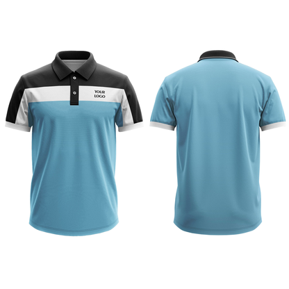 Custom Polo T-Shirt – Raglan Trim Vector – Personalized Polo T-Shirt
