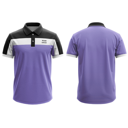 Custom Polo T-Shirt – Raglan Trim Vector – Personalized Polo T-Shirt