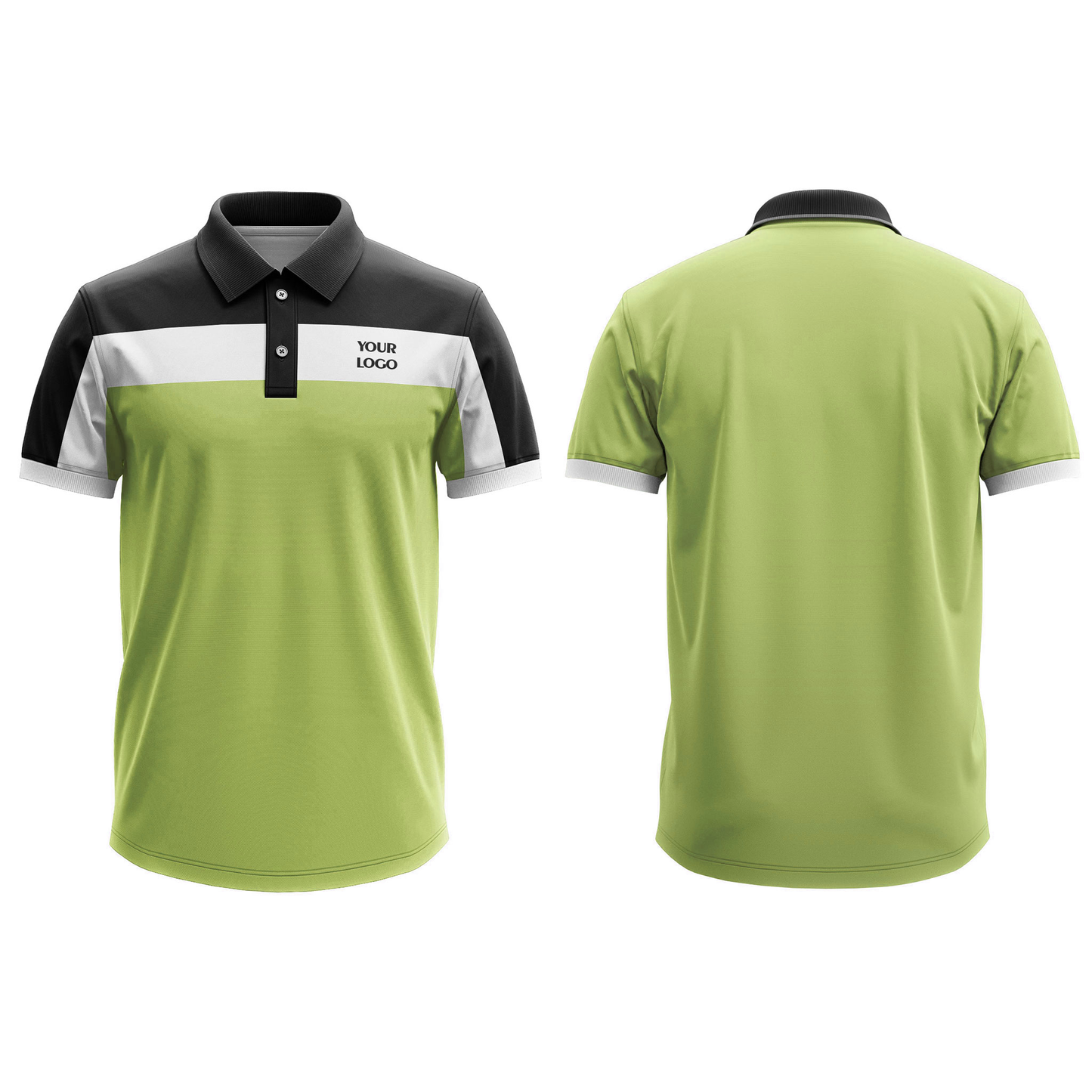 Custom Polo T-Shirt – Raglan Trim Vector – Personalized Polo T-Shirt