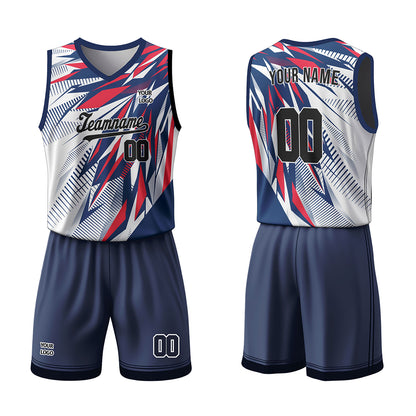 Custom Basketball Uniform -  Shards Pattern - Personalized Teamwear