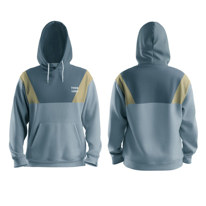 Custom Hoodie - Contrast Panel Design - Personalized Apperal