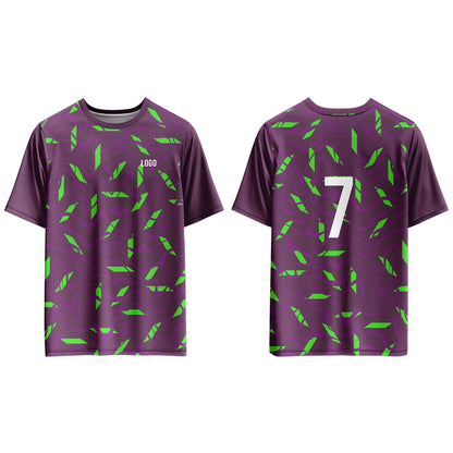 Custom Soccer T-Shirt – Seamless Pattern – Personalized Gear