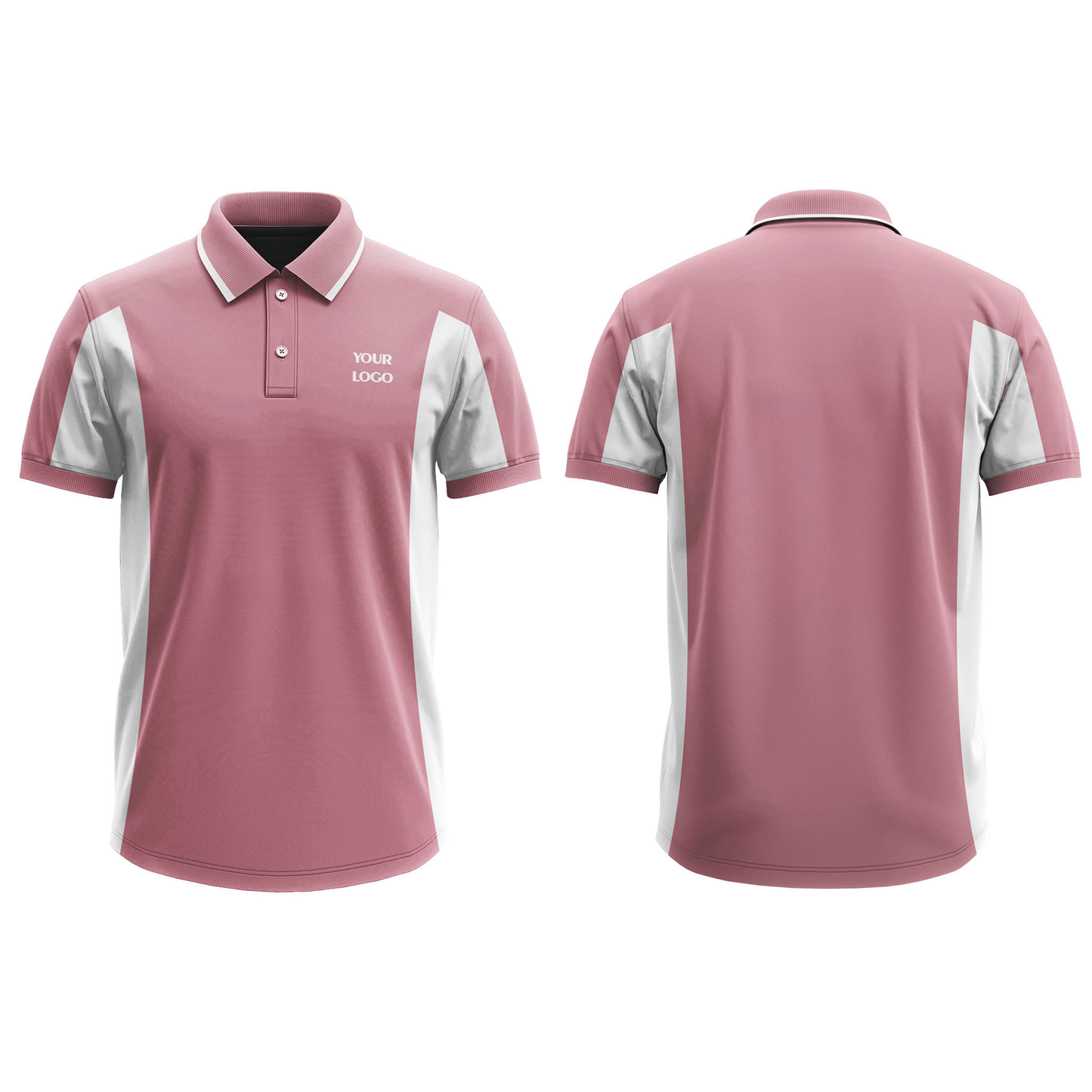 Custom Polo T-Shirt – Raglan Contrast Design – Personalized Tee