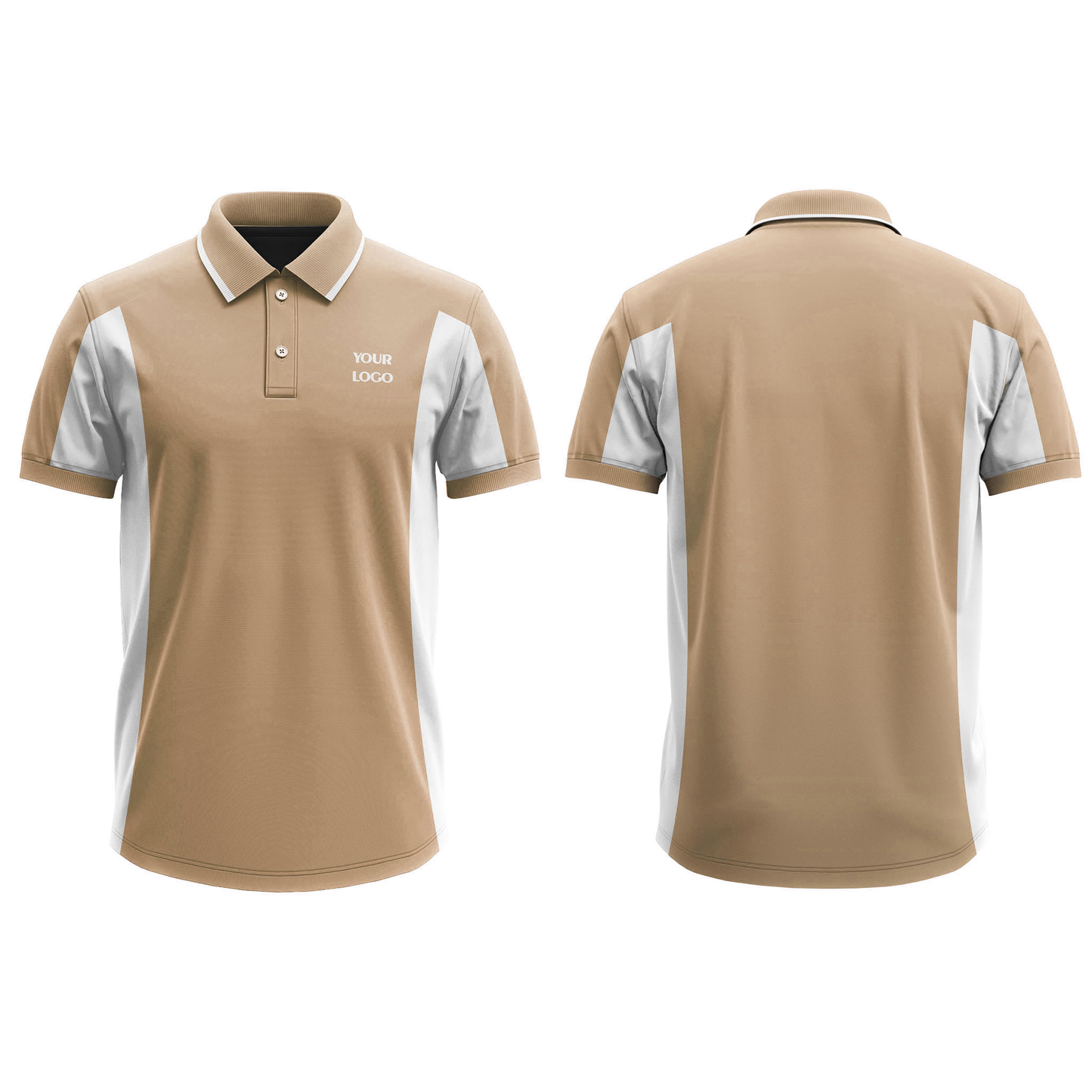 Custom Polo T-Shirt – Raglan Contrast Design – Personalized Tee