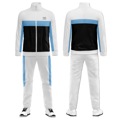Custom Tracksuit - Tri-Color Block - Personalized Tracksuit