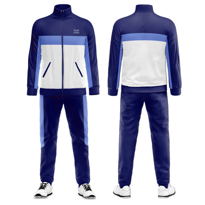 Custom Tracksuit - Tri-Color Block - Personalized Tracksuit
