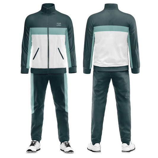 Custom Tracksuit - Tri-Color Block - Personalized Tracksuit