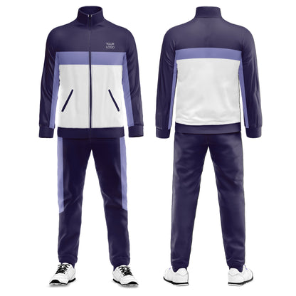 Custom Tracksuit - Tri-Color Block - Personalized Tracksuit
