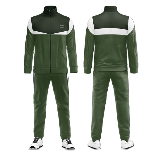 Custom Tracksuit – Contrast Accent Panel – Personalized Fitness Set