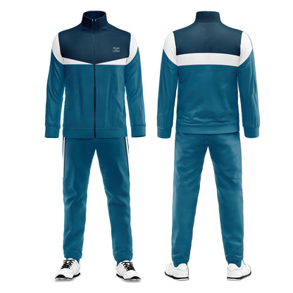 Custom Tracksuit – Contrast Accent Panel – Personalized Fitness Set