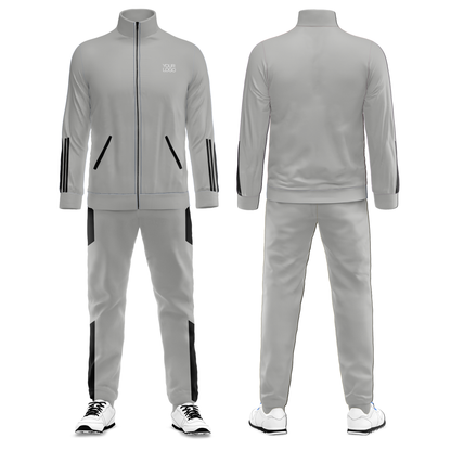 Custom Tracksuit - Solid Accent Design - Personalized Training Set