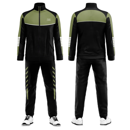 Custom Tracksuit – Contrast Panel Design – Personalized Training Set
