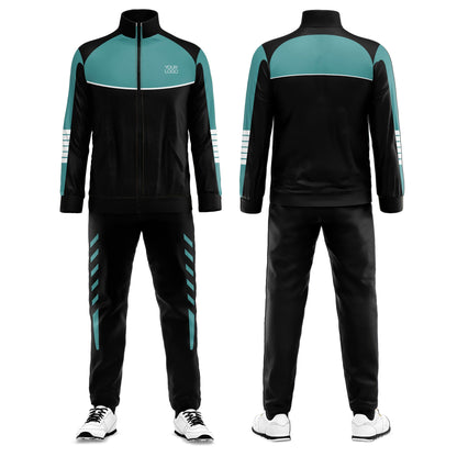 Custom Tracksuit – Contrast Panel Design – Personalized Training Set