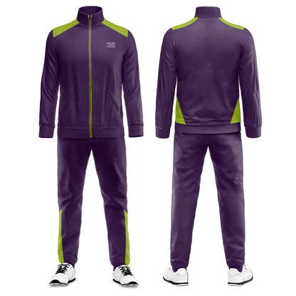 Custom Tracksuit – Contrast Panel Design – Personalized Fitness Set