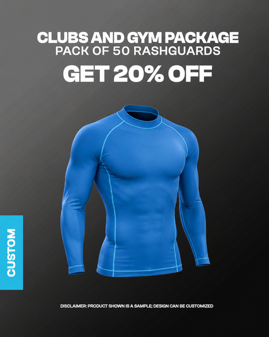 Pack of 50 Rash Guards - Sportswear Package