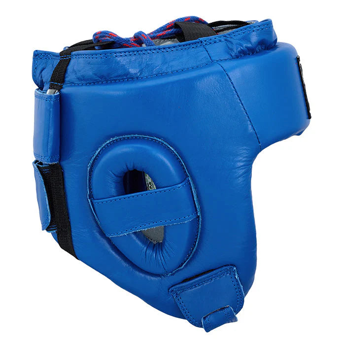 FIVE STAR Head Guard – FIAS-Approved H.Q Leather, Velcro Closure, Amateur Boxing