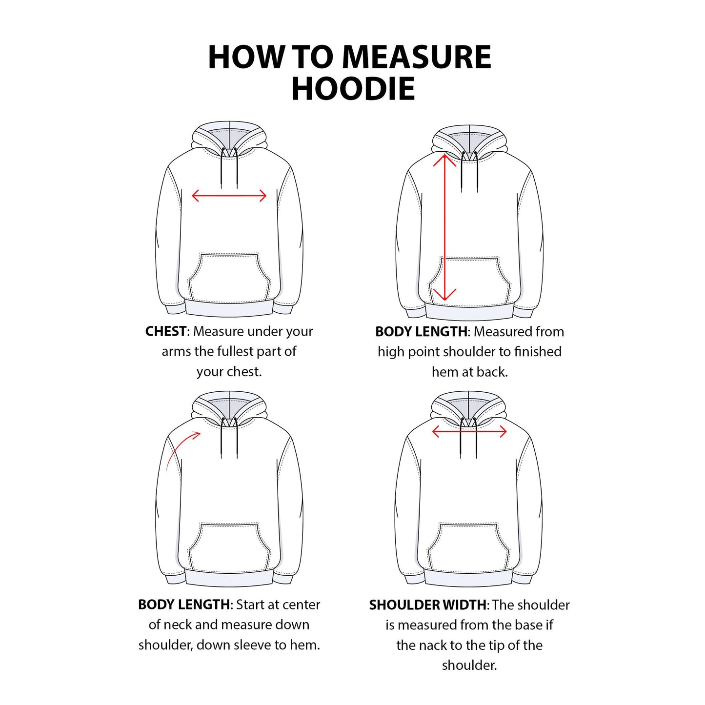 Custom Hoodie - Contrast Panel Sleeves - Personalized Gear