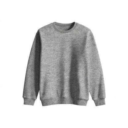 Custom Boys Sweatshirt - Solid Design Personalized Crewneck
