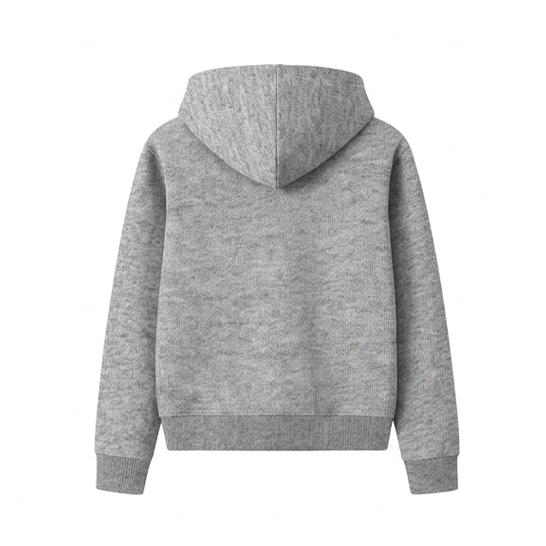 Custom Men Basic Hoodie - Solid Color Personalized Pullover