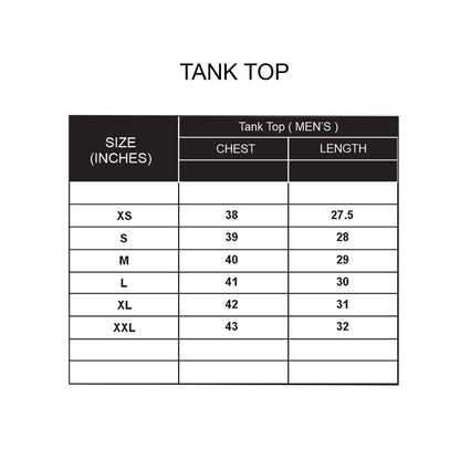 Custom Men Tank Top – Solid Tone – Personalized Gear