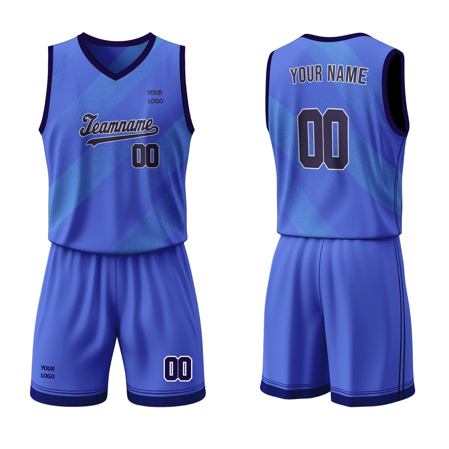 Custom Basketball Uniform - Patterned - Personalized Teamwear