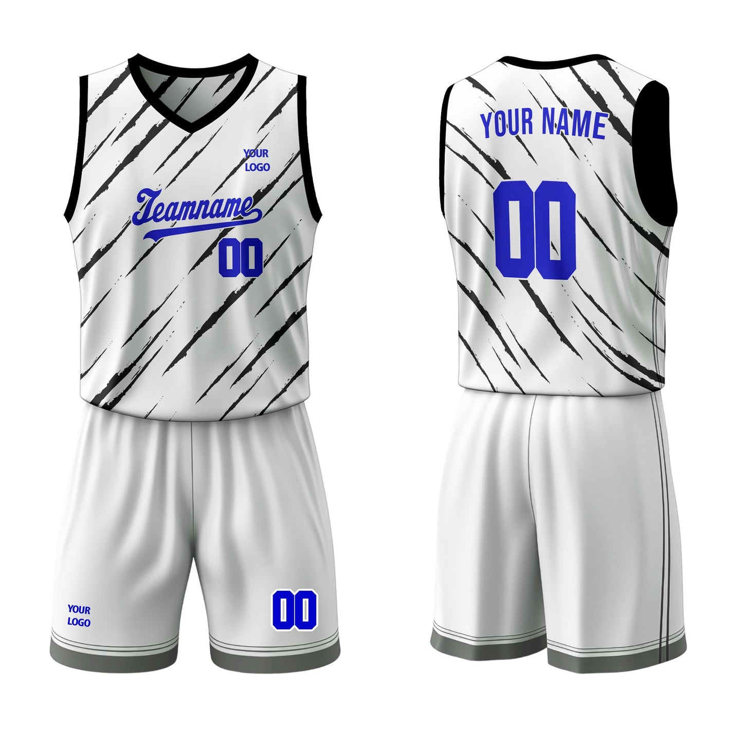 Custom Basketball Uniform - Scratch Design - Personalized Kit