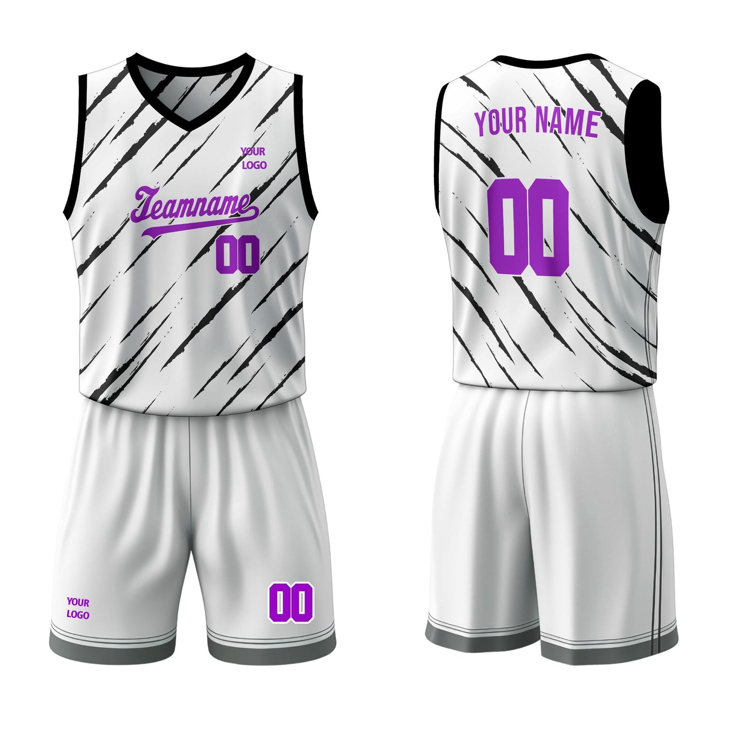 Custom Basketball Uniform - Scratch Design - Personalized Kit