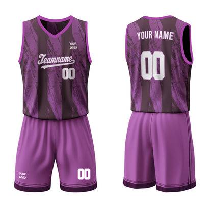 Custom Basketball Uniform - Abstract Grunge - Personalized Kit