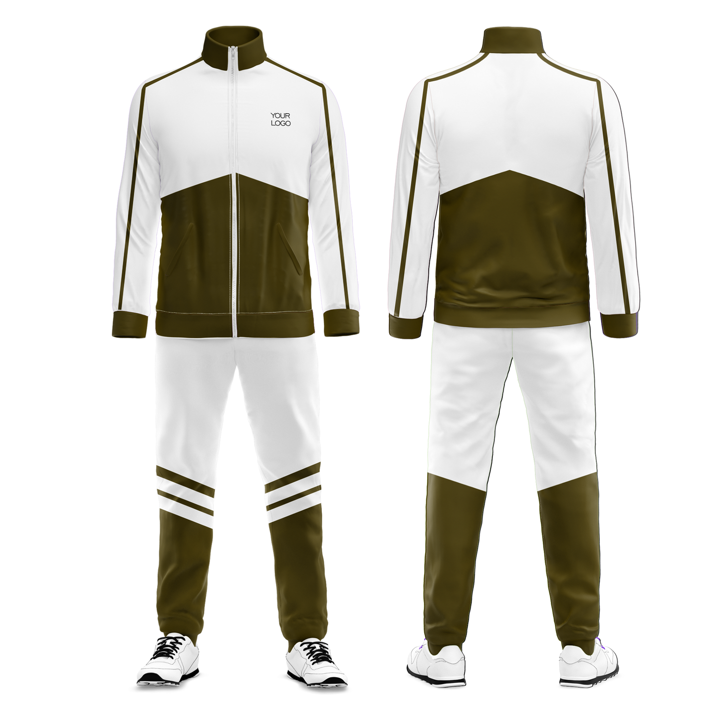 Custom Tracksuit - Bi-Color Block - Personalized Apparel