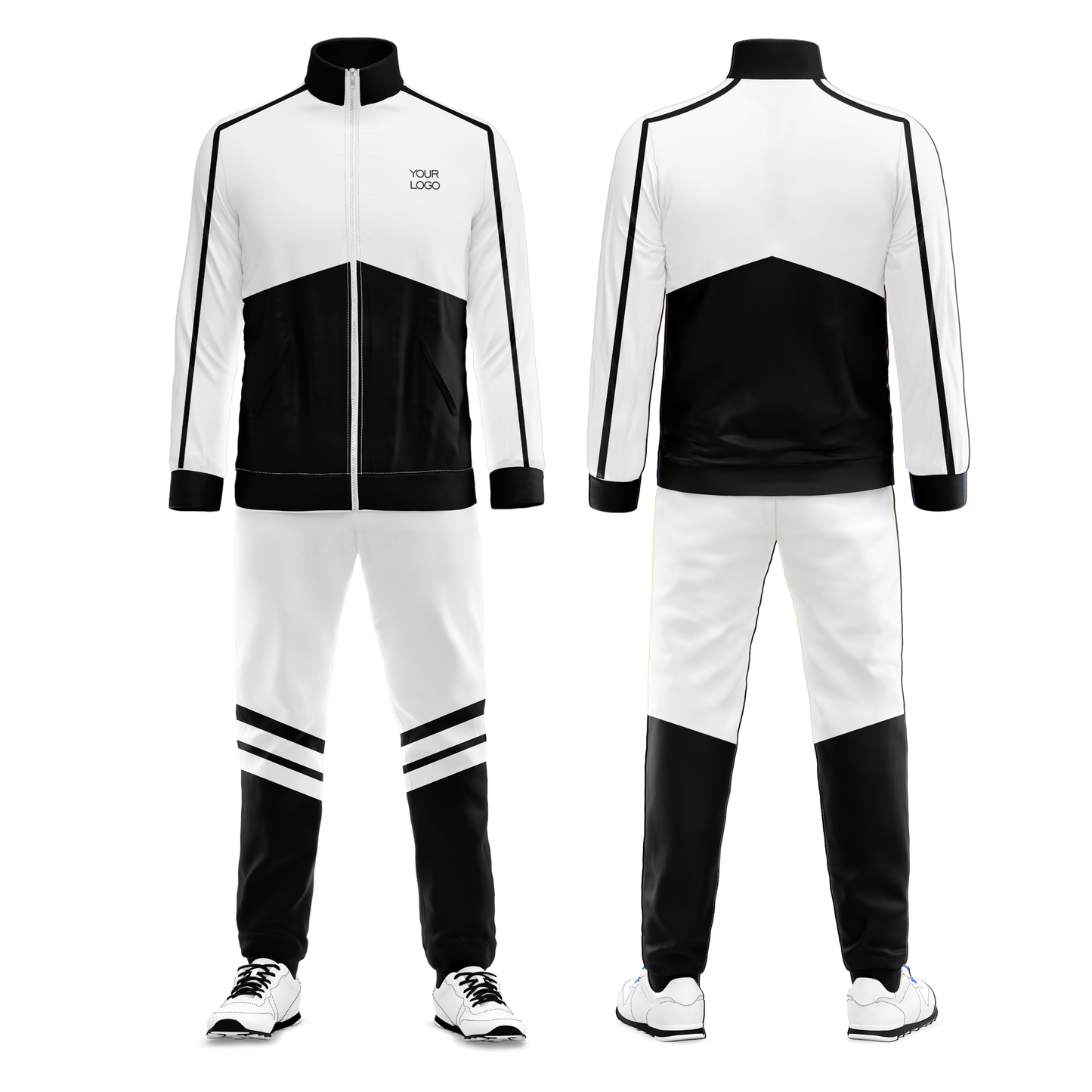 Custom Tracksuit - Bi-Color Block - Personalized Apparel