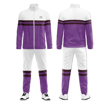 Custom Tracksuit - Two Panel Stripe Design - Personalized Wear
