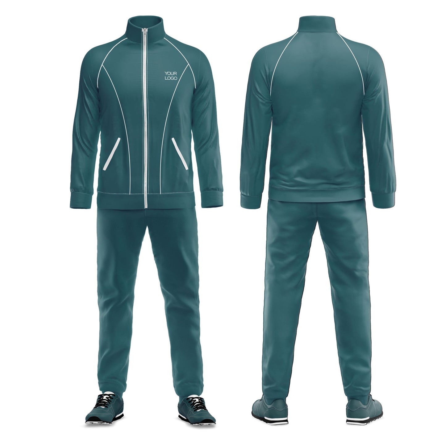 Custom Tracksuit – Abstract Accent Design – Personalized Tracksuit