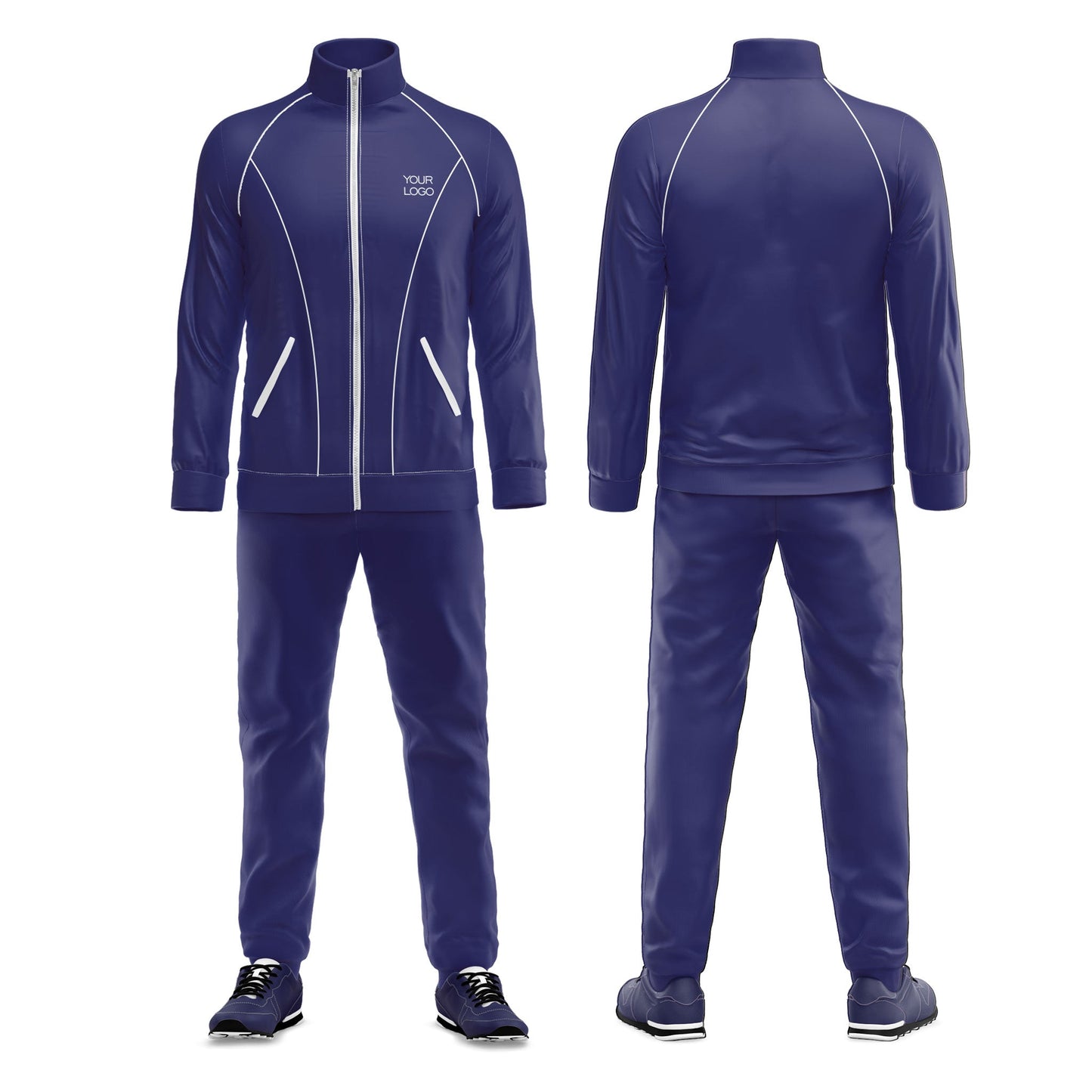 Custom Tracksuit – Abstract Accent Design – Personalized Tracksuit