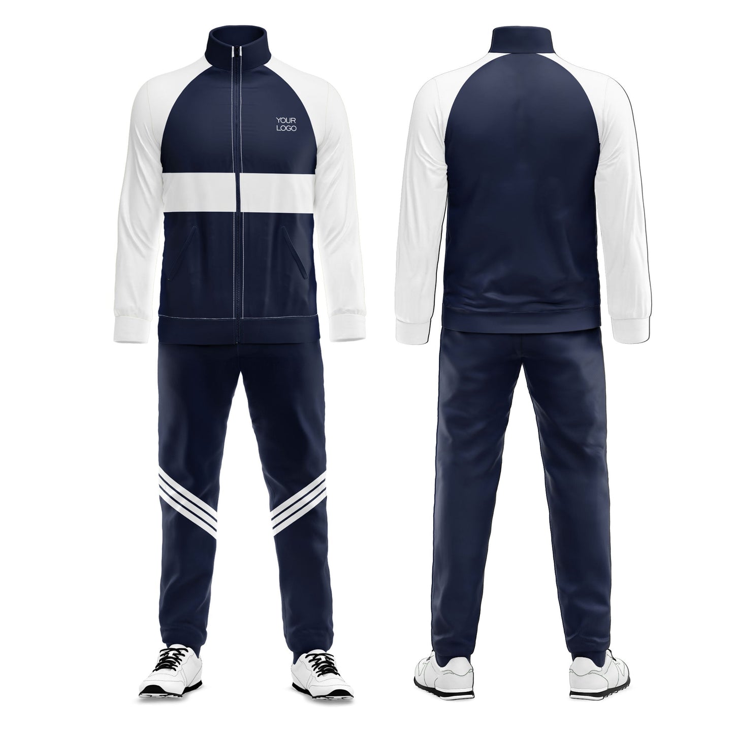 Custom Tracksuit - Raglan Panel Design - Personalized Wear