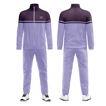 Custom Tracksuit - Two-Tone Color Block - Personalized Fitness Set
