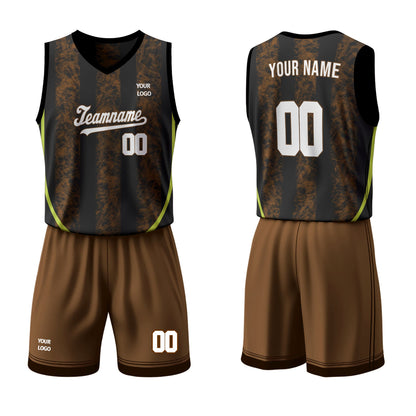 Custom Basketball Uniform - Abstract Pattern - Personalized Kit