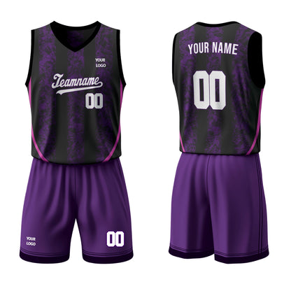 Custom Basketball Uniform - Abstract Pattern - Personalized Kit