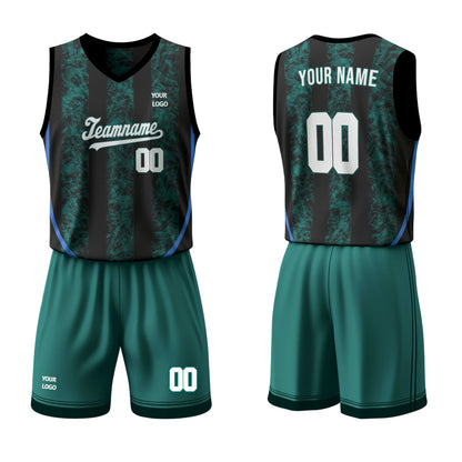 Custom Basketball Uniform - Abstract Pattern - Personalized Kit