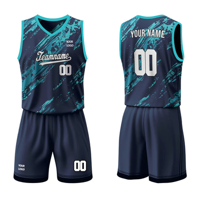 Custom Basketball Uniform - Splash Design - Personalized Kit