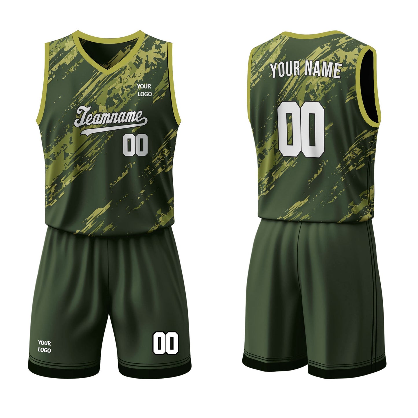 Custom Basketball Uniform - Splash Design - Personalized Kit