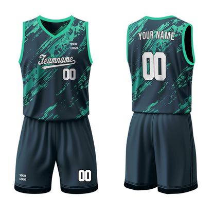Custom Basketball Uniform - Splash Design - Personalized Kit
