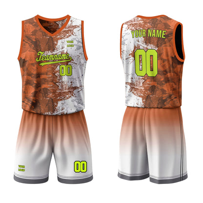 Custom Basketball Uniform - Two-Tone Fade - Personalized Gear