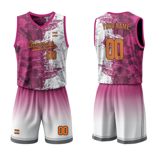 Custom Basketball Uniform – Two-Color Gradient – Personalized Uniform