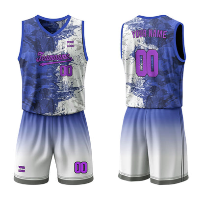 Custom Basketball Uniform - Two-Tone Fade - Personalized Gear