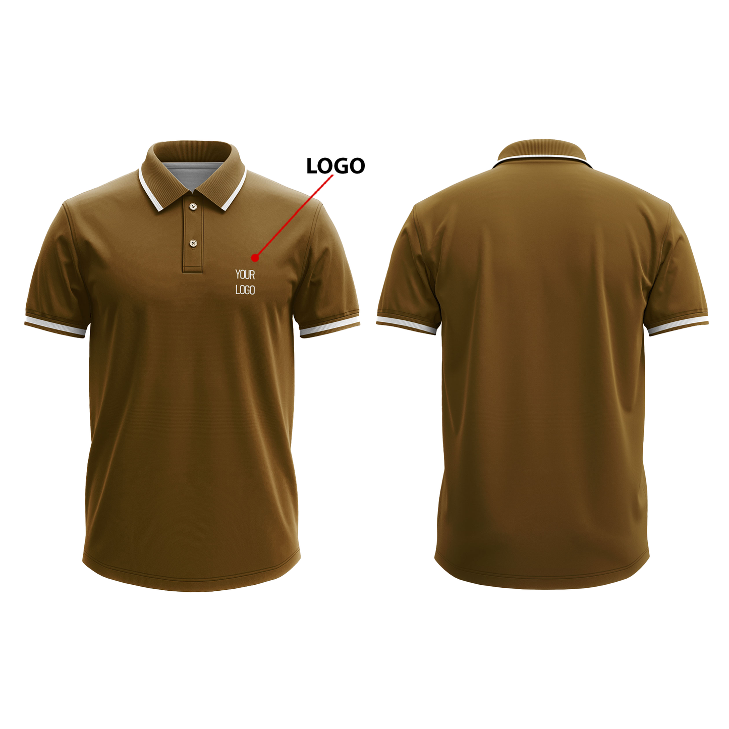 Custom Polo T-Shirt - Raglan White Accent - Personalized T-Shirt