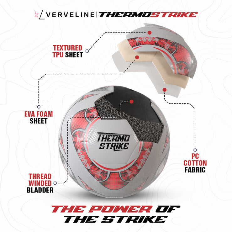 THERMO STRIKE Size 5 Competition Soccer Ball