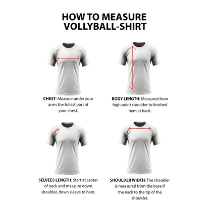 Custom Volleyball Uniform – Hex Web Design – Personalized Teamwear