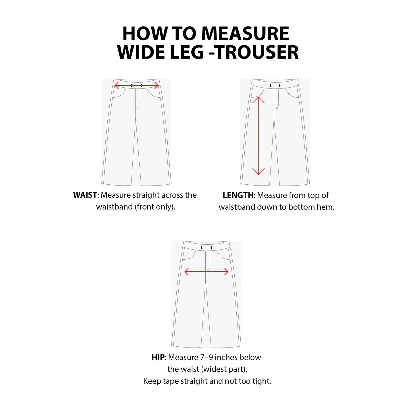 Custom Men Wide Trouser - Solid Design Personalized Bottoms