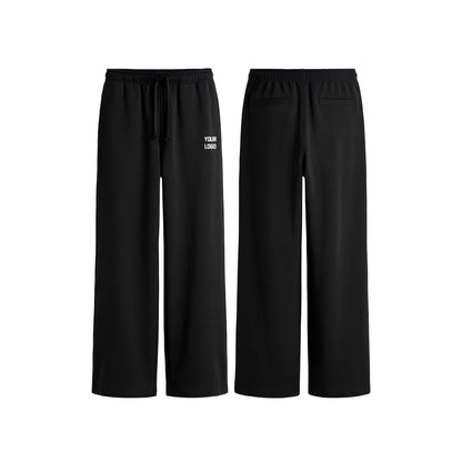 Custom Women Wide Trouser - Solid Color Personalized Bottoms