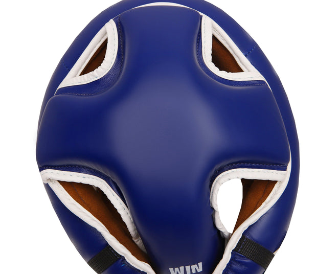 WIN Head Guard – High-Density Foam Padding for Kickboxing & Durable Synthetic Leather